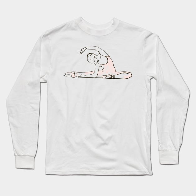 ballerina Long Sleeve T-Shirt by Olga Berlet